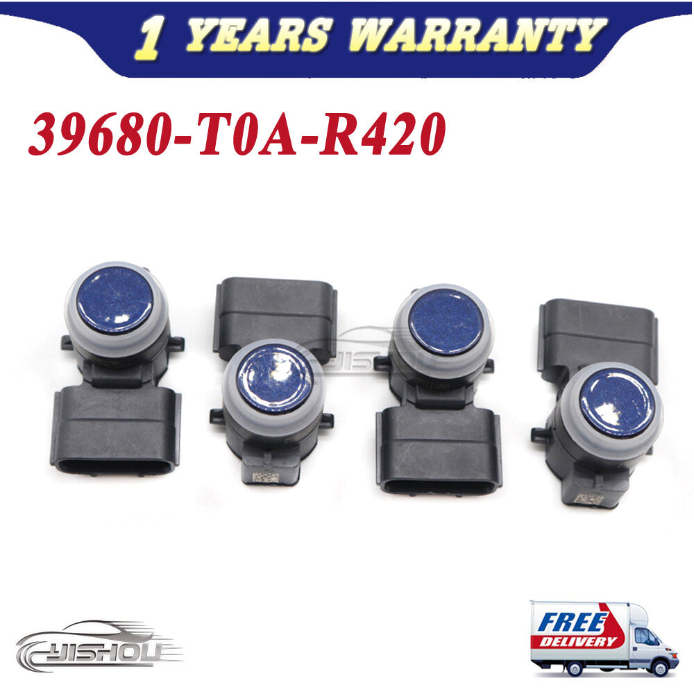 set(4) PDC Right Bumper Parking Sensor For 2016-2018 for Honda Accord 39680-T0A-R420 Q