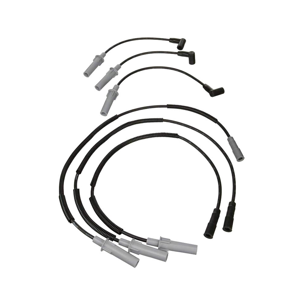 Car Spark WirePlug Tune Up Kit 6Pcs Fits 2007-11 for Jeep for Wrangler 3.8L 68017712AC Q