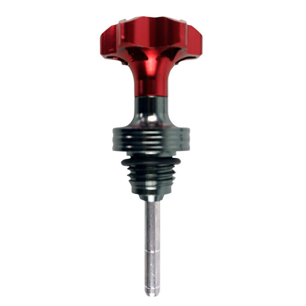 Motorcycle Aluminum Engine Oil Dipstick For 125CC Chinese ATV Pit Dirt Bike Red Q