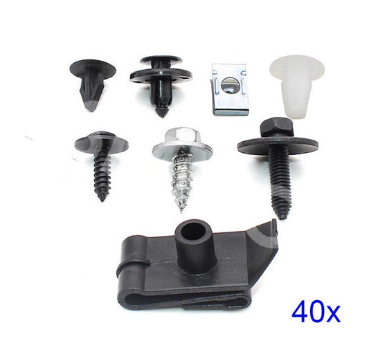 Car Mixed Fastener Clips Bumper Fender Plastic Rivet Door Panel Accessories