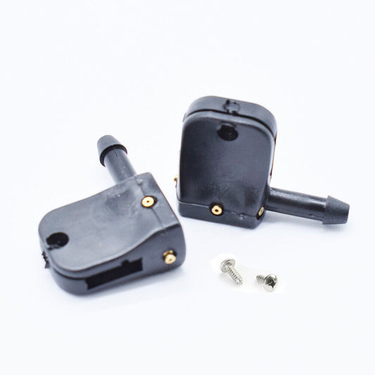 Windshield wiper spray nozzle pair set of 2 for 12mm wiper arm van trunk Q