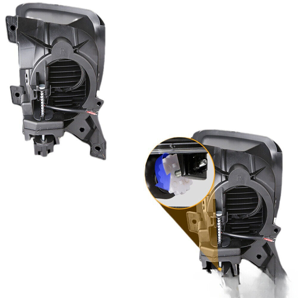fit for Dodge for Ram 1500 2013 2014 2015 2016 2017 2018 Pair LED Fog Lights Bumper Lamp