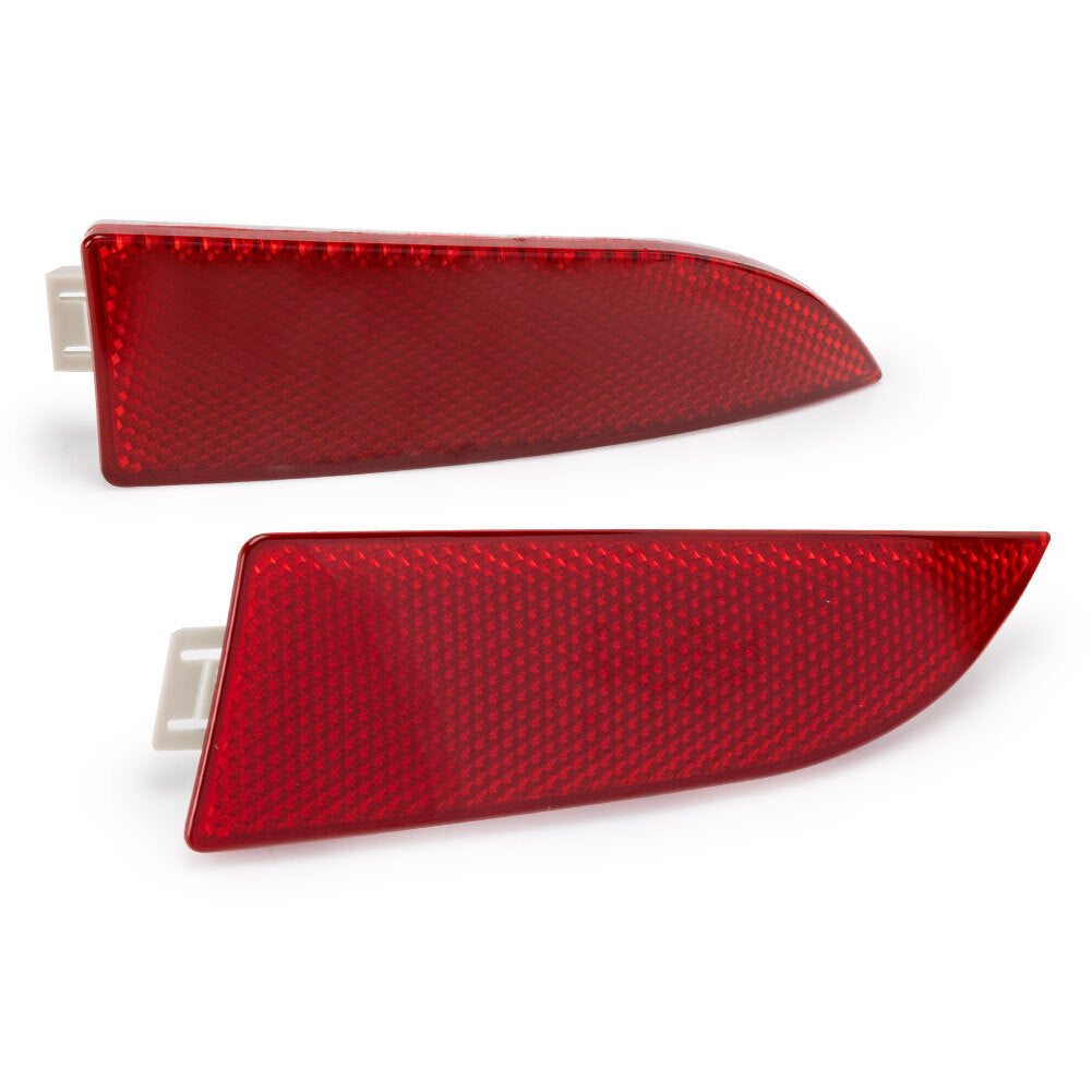 2x for BMW E83 X3 07-10 Red Rear Bumper Reflector Cover 63147162217+63147162218 Q