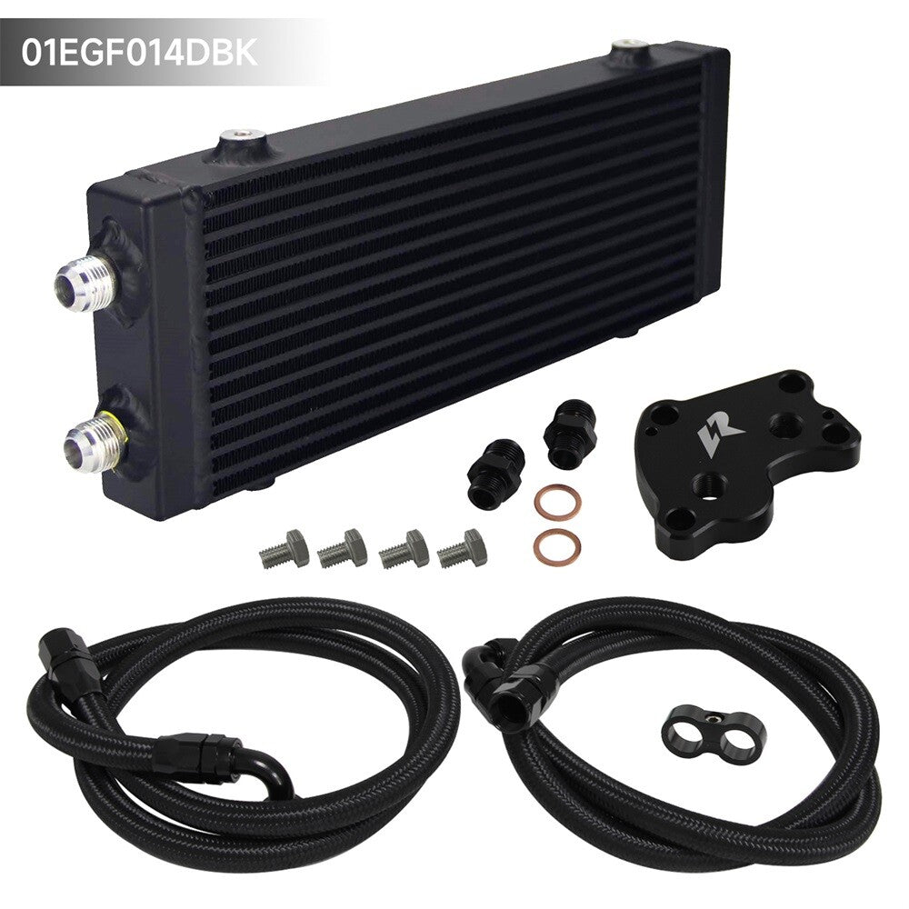 Medium Dual Pass Bar  Plate Oil Cooler Kit for BMW for Mini Cooper S R53 R52 R50 BK