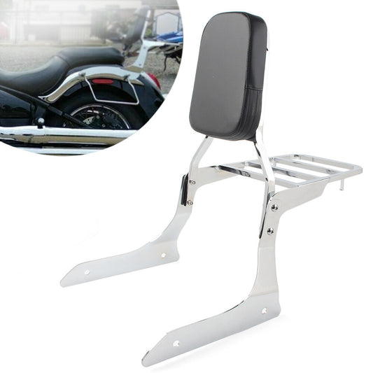 Backrest Sissy Luggage Rack Passenge for Yamaha Stryker 1300 XVS1300 2011-17