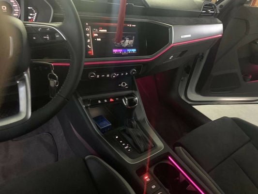 Illuminated Retrofit 30color LED Ambient Atmosphere light for Audi Q3 F3 12-2020 v