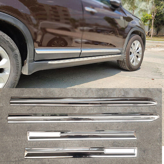for Kia Sorento 2009-2015 Chrome ABS Side Door Body Guard Molding Cover Trim 4x