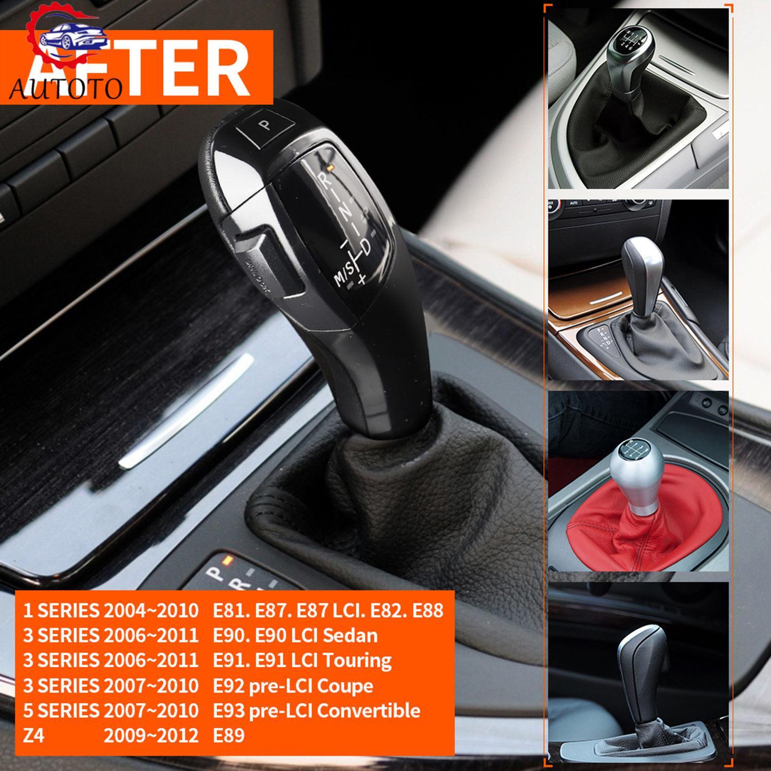 Automatic LED Shift Knob Gear Shifter Fits for BMW Style Black LHD E90 E92 F30