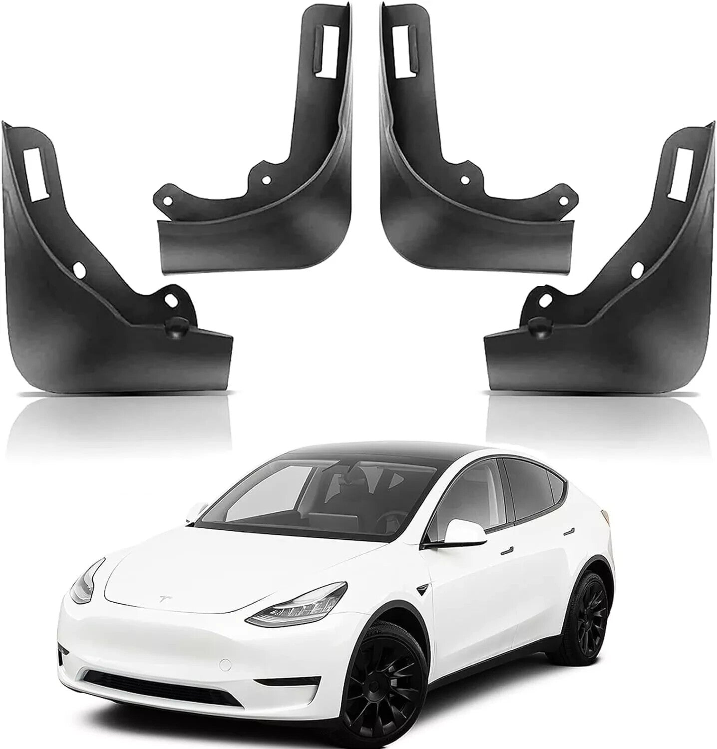 4Pcs for Tesla for Model Y Mud Flaps Splash Guards Winter Vehicle Sediment Protection Q