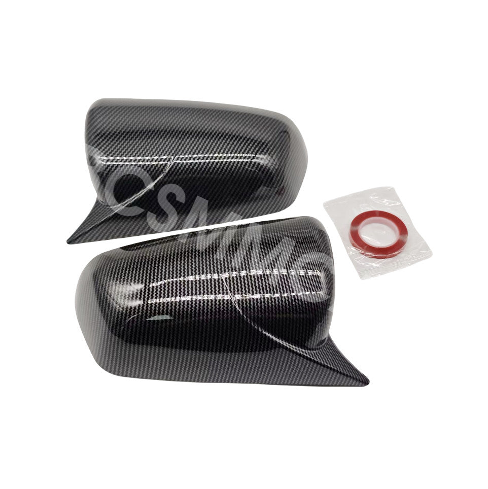 2x Side Door Mirror Cover protector Fit For 2008-2012 for Mitsubishi Lancer Sedan