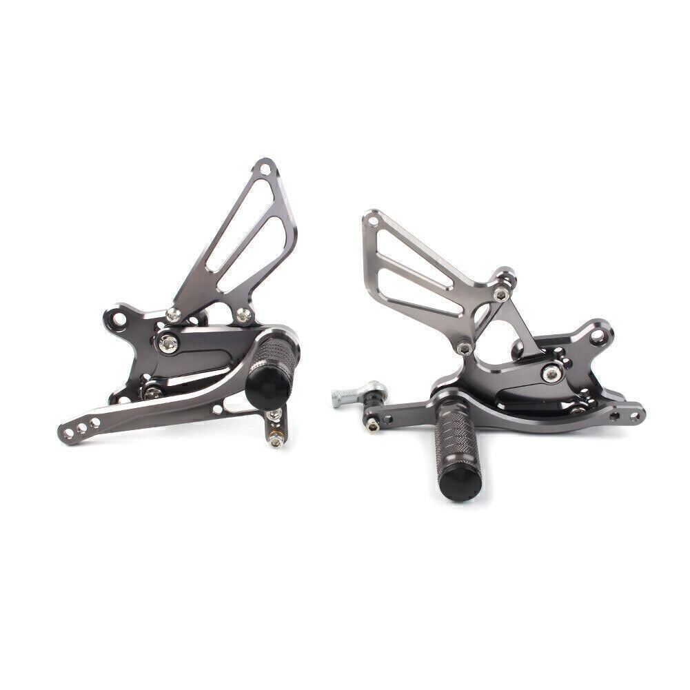 Footpegs Race Adjustable Rearset Rearsets Grey GP Shift for Honda 954 929 motor