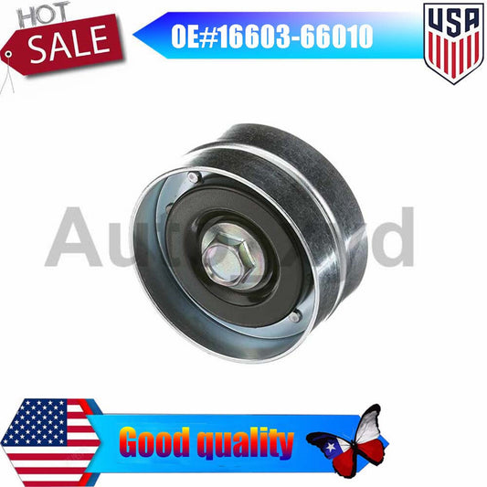 Drive belt idle pulley 16603-66010 Brand new, suitable for Toyota for Land Cruiser and for Lexus LX450. Q