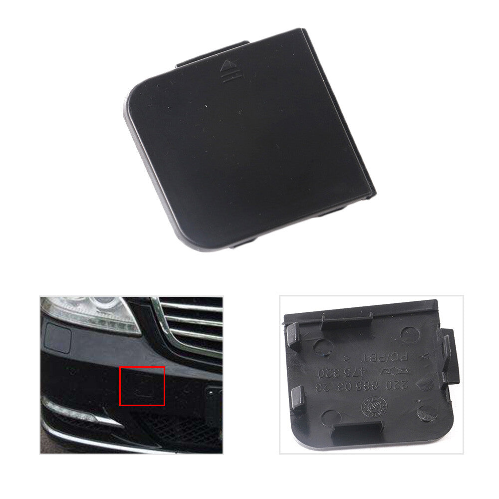 Unprimed Front Bumper Tow Hook Eye Cover Fit for Mercedes S Class W220 S320 S280 Q