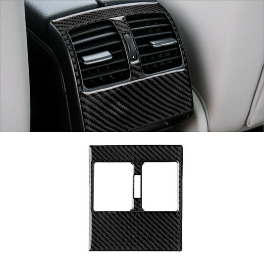 2PCS Carbon Fiber Rear Air Outlet Cover for Mercedes-Benz W204 2007-2013