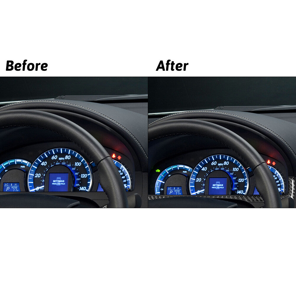 Carbon Fiber Gear Shift Surround Frame Cover Trim For Matrix 2009-2014 v