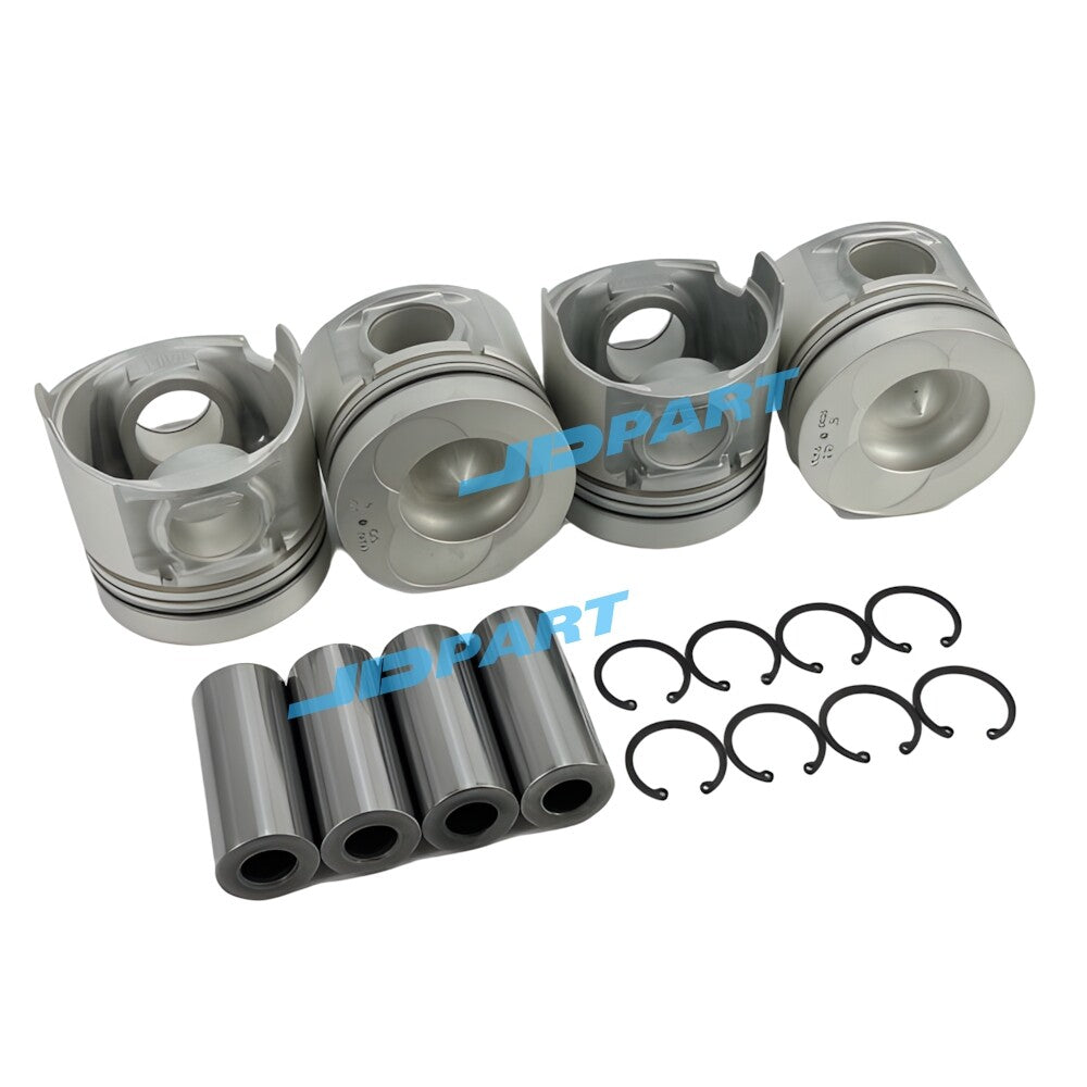 4-piece W04D piston kit 13216-0020 for Hino engine parts -