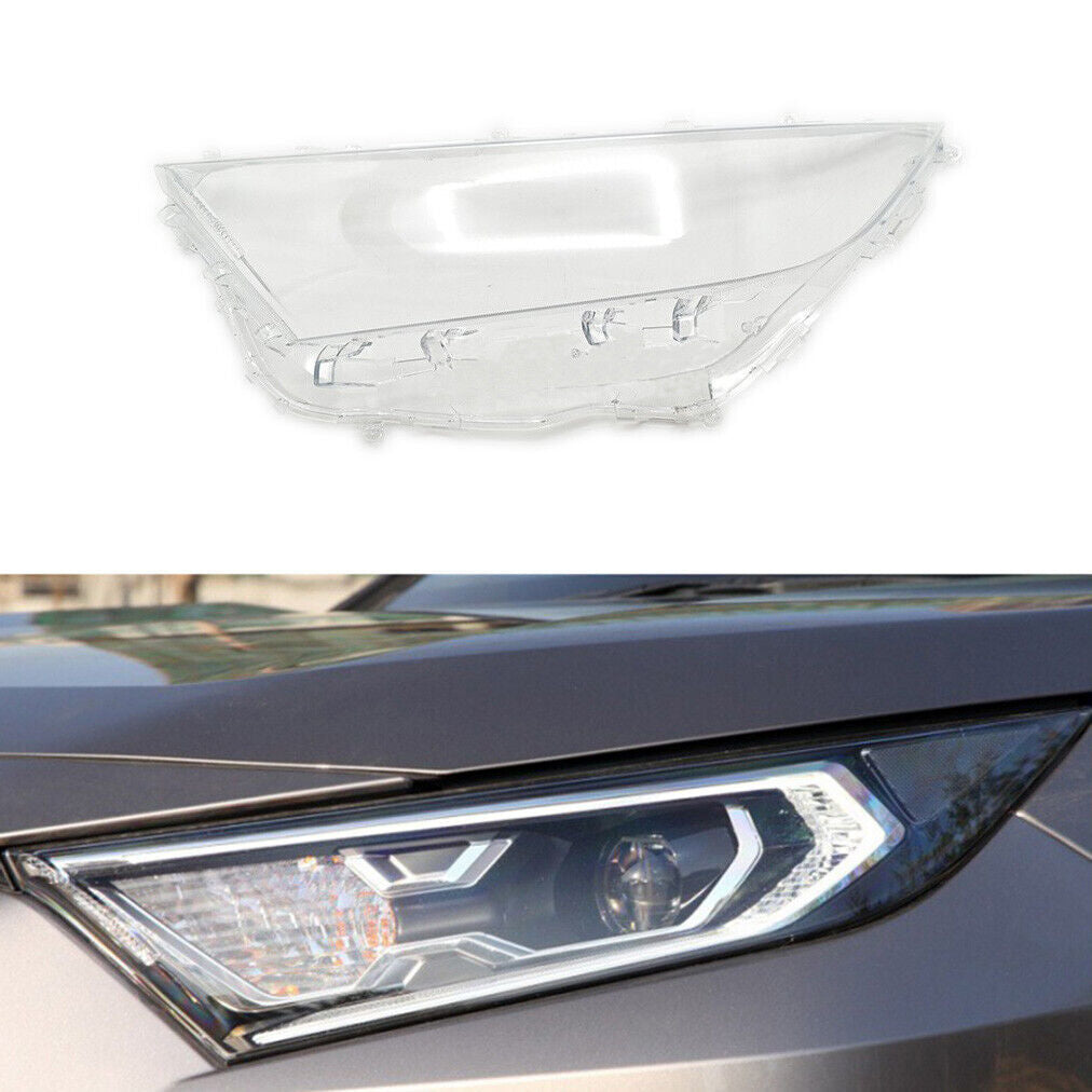 Front Car Left Clear Headlight Lens Headlamp Shell Fit for Toyota RAV4 2019-2020