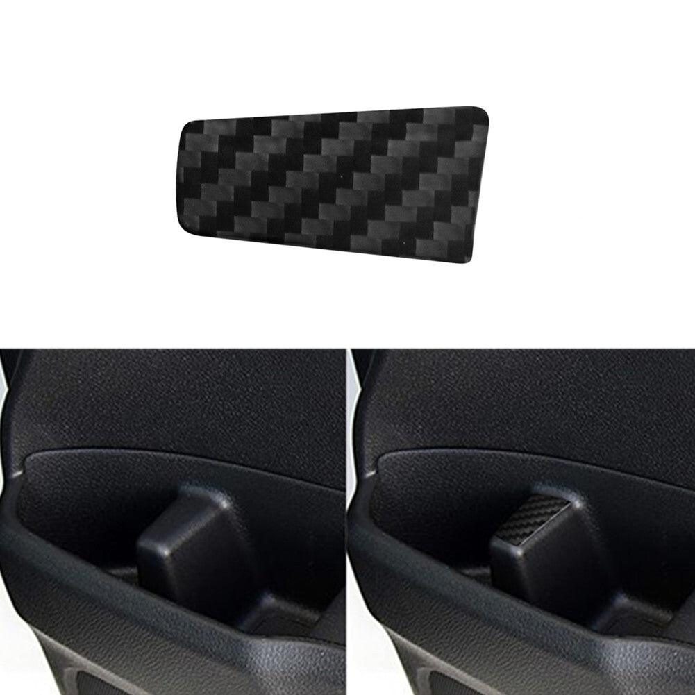 Carbon Fiber Passenger Door Storage Cover Trim for Honda Ridgeline 2017-2020