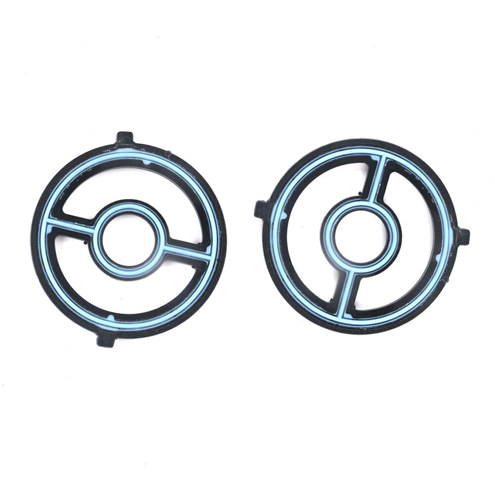 2 Engine Oil Cooler Seal Gaskets for 2005-2008 for Mazda Tribute Mariner for Ford Escape Q