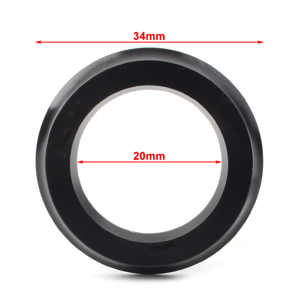 Alloy Ignition Key Switch Ring Cover Key Hole Circle Cap Cover Universal