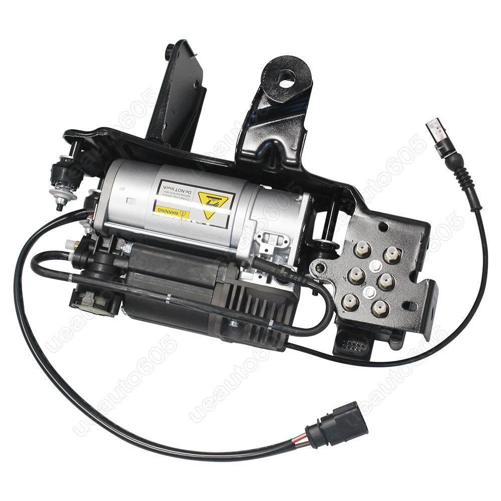 for Audi A6 C6 Allroad Quattro Air Suspension Compressor +Valve Block 4F0616006A