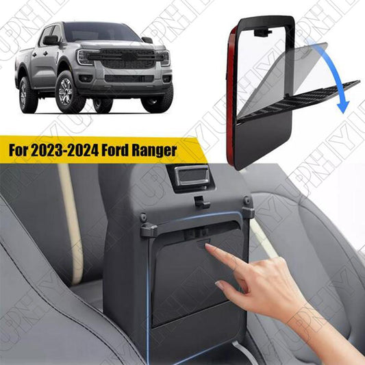 For 2023-2025 for Ford Ranger Accessories Center Console Armrest Hidden Storage Box Q