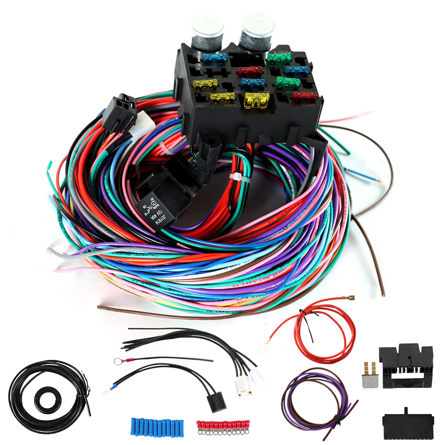 21 Circuit Wiring Harness Long Wires Standalone Wiring Harness Kit Q