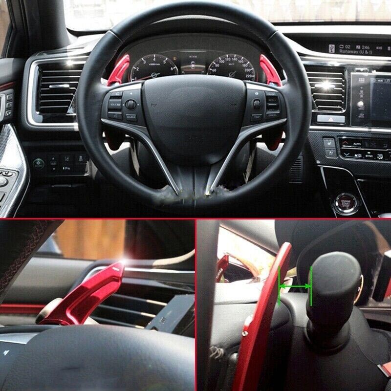 Steering Wheel Paddle Shifter Extension for Honda Accord for Civic CR-V Insight Red