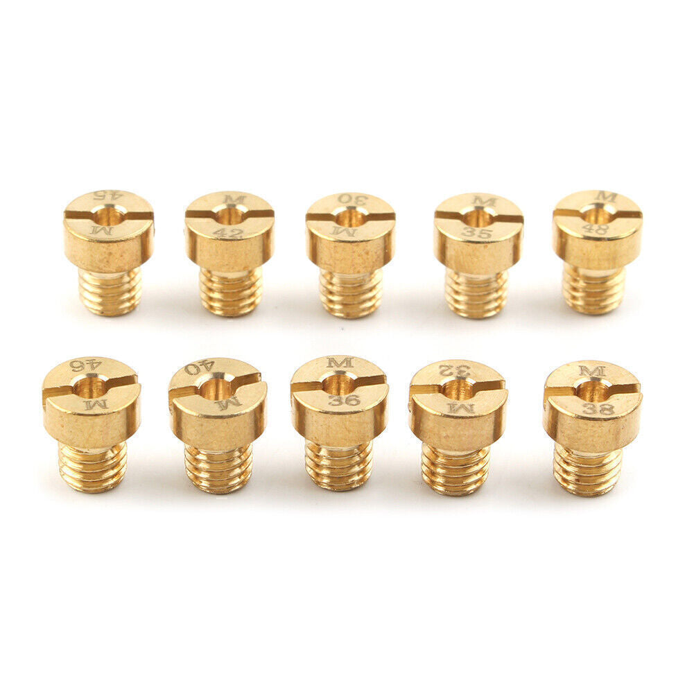 10x M5 Main jet For Dellorto Carburetor SHA SHB UA UB PHBG VHB-CS VHBT-CS #70-88 Q