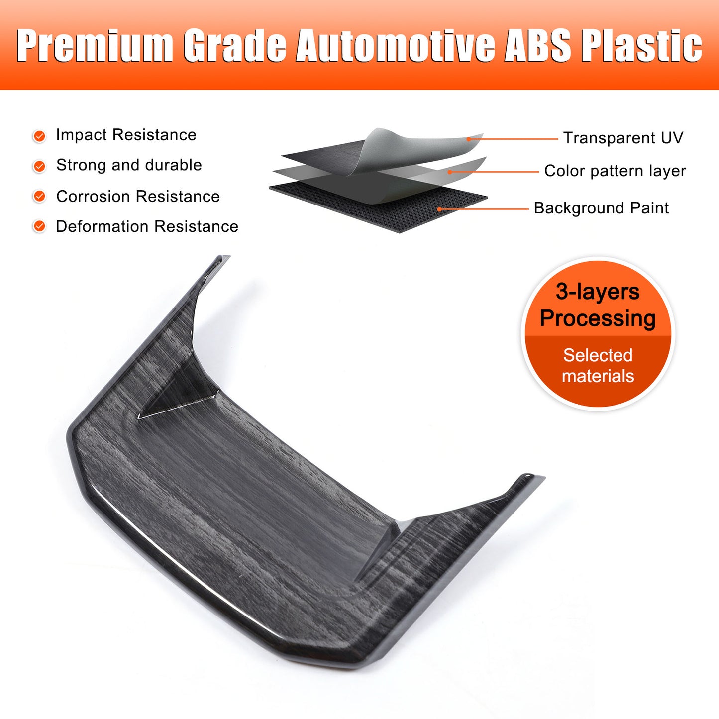 Carbon fiber steering wheel lower cover trim for Land Cruiser Prado LC250 2024+- n