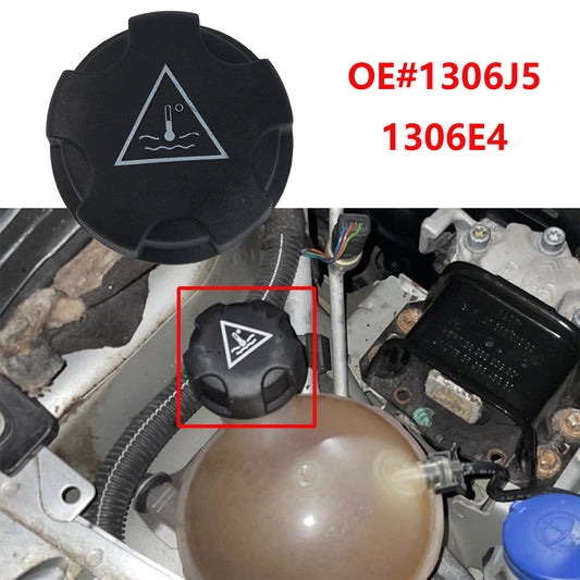 Coolant Radiator Expansion Tank Cap Cover for Peugeot 406 407 807 1007 2008 3008 Q