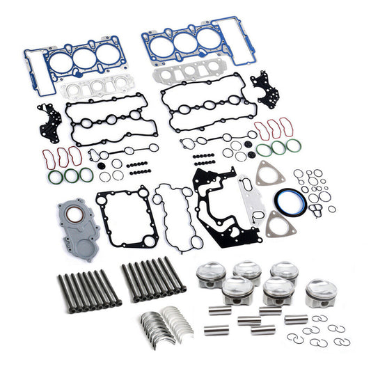 Engine Pistons Gaskets Rebuild Kit for Audi A5 A6 A7 for A8 S4 S5 Q5 Q7 3.0L TFSI n