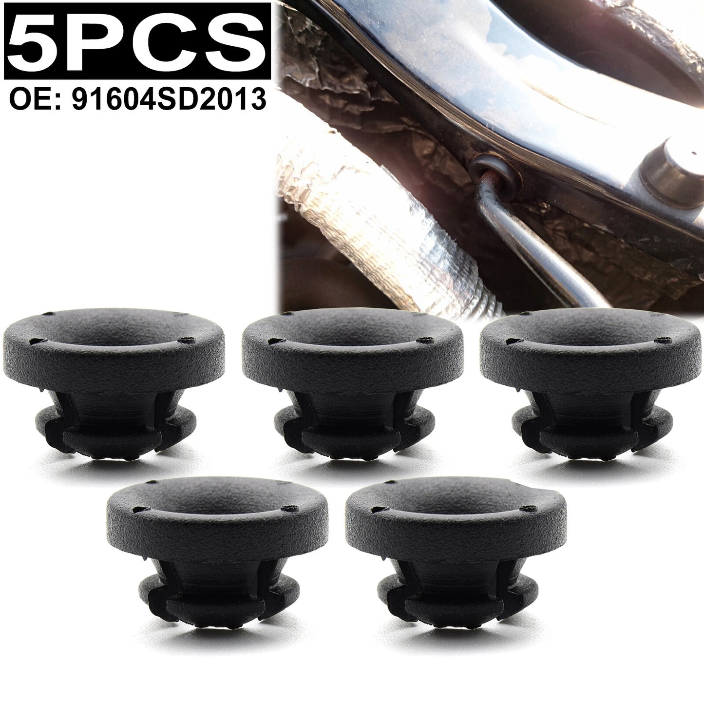 5x for Honda for Civic CR-V Insight Odyssey Bonnet Stay Hood Rod Prop Pivot Grommet