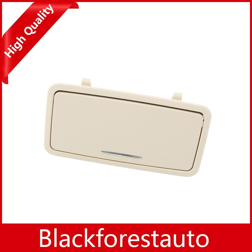 Beige Rear Row Vanity Mirror Makeup Mirror w/ Lights For 2010-2019 for Jaguar XJ Q