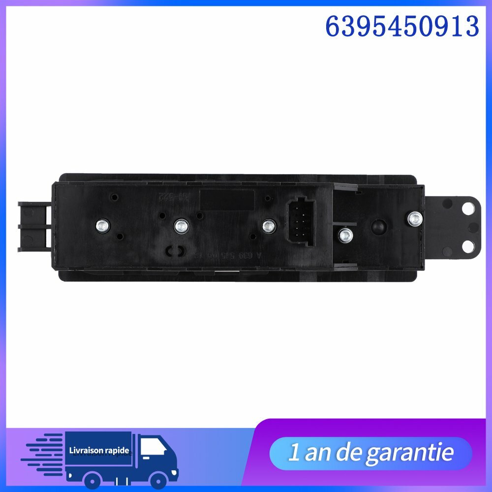 PLATINE BOUTON DE LEVE VITRE POUR VITO W639 NEW 6395450913 NEUF n