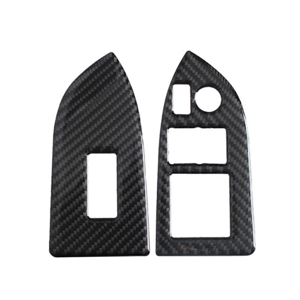 Carbon Fiber Interior Window Switch Button Trim for Subaru BRZ for Toyota 86 RHD Q