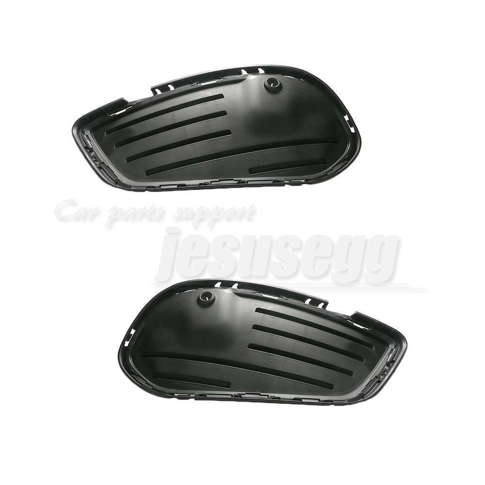 2Pcs Front Bumper Fog Grille Cover for Mercedes for Benz C-Class W205 2015-2018 Q