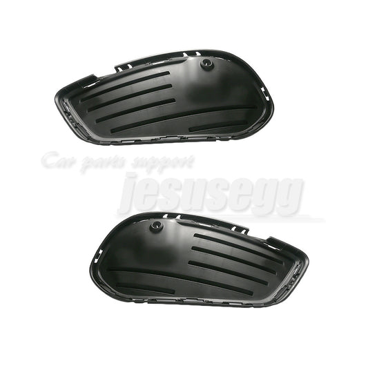 2Pcs Front Bumper Fog Grille Cover for Mercedes for Benz C-Class W205 2015-2018 Q