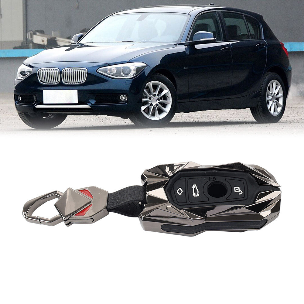 Black Remote Key Fob Cover for BMW 1 2 3 4 5 6 7 Series X3 X4 M2 M3 M4 M5 M6 Q