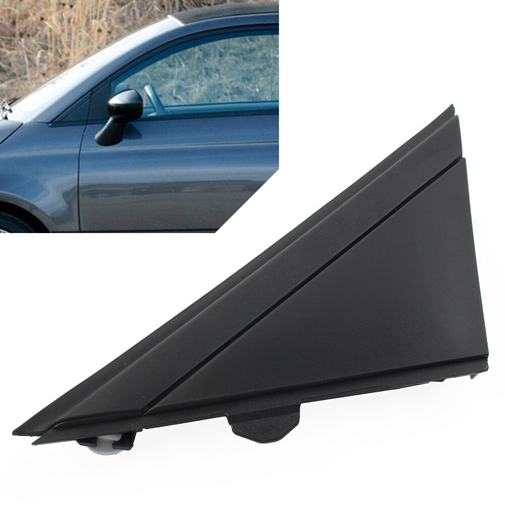 for Fiat 500 2012-19 1SJ85KX7AA 1SD00KX7AA3 Left Door Mirror Flag Covers Molding