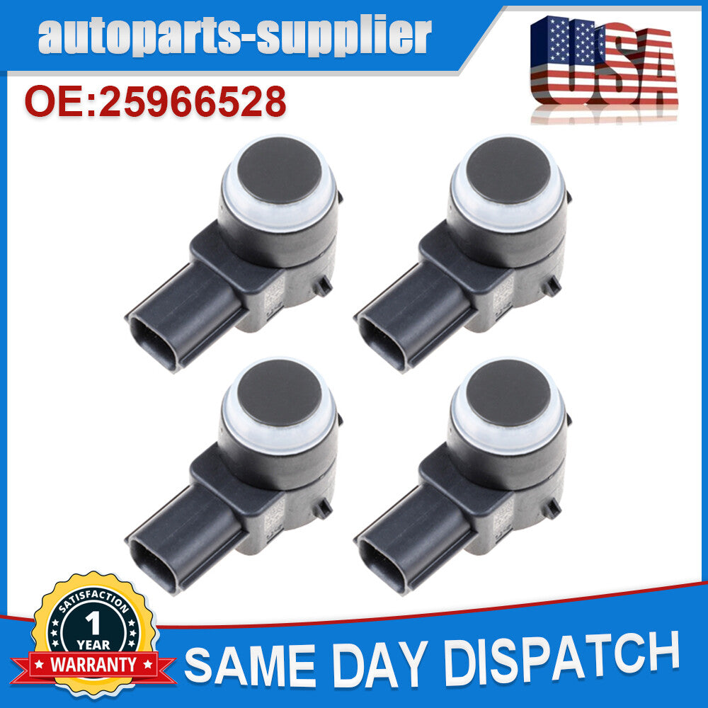 4x 15239247 Reverse Backup Parking Bumper Auxiliary Object Sensors for Chevrolet for GMC