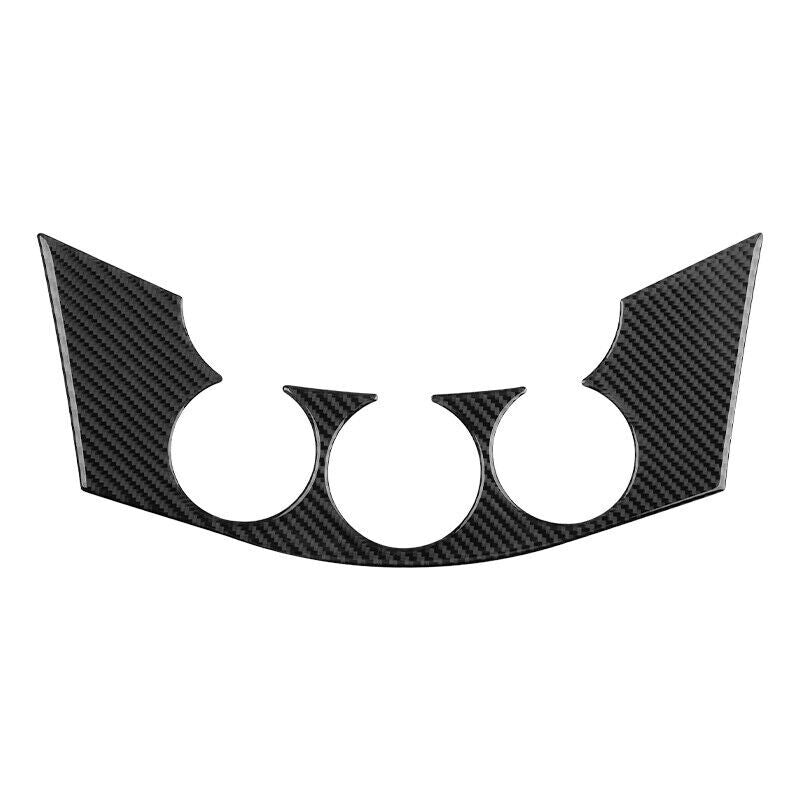 for Toyota RAV4 2006-2012 Carbon Fiber Indoor Automatic Air Conditioning Cover Trim