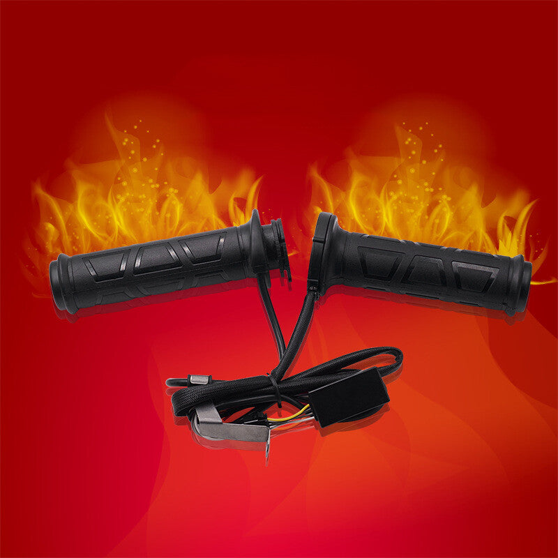 2x Upgraded Adjustable Heating Treatment for Motorcycles and Bicycles - Motorcycle Heated Grips n