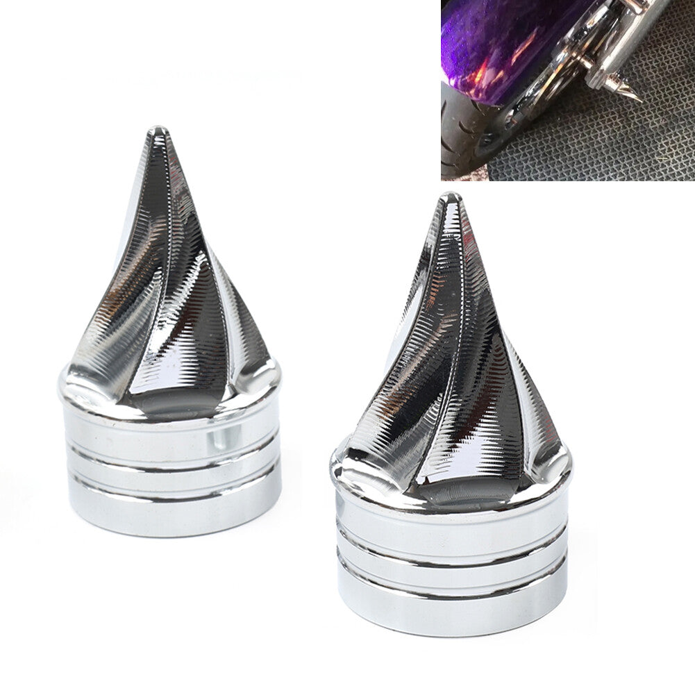 Front Axle Cap Nut Covers for Harley Touring Electra Road Glide Road King 00-07