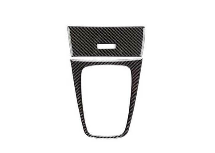 for Ford Edge 2015-2018 Real Carbon Fiber Middle Console Gear Shift Frame Trim