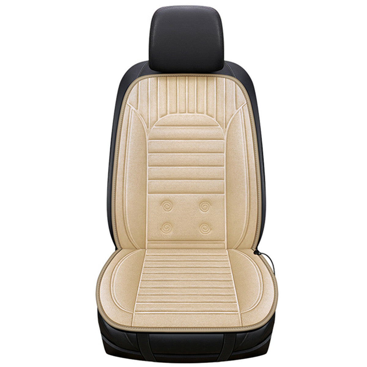 12V Fast Heating for Seat Cushion Car Front Cover Plush Heated Pad Winter Warmer