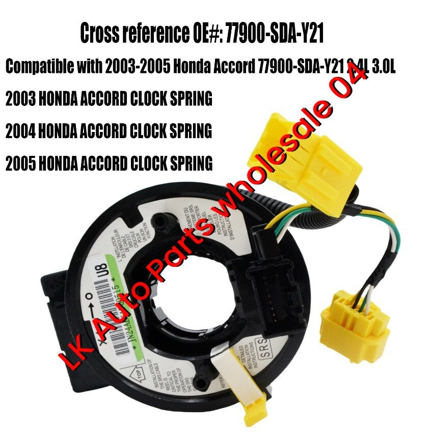Cable Clock 77900-SDA-Y21 Fits for Honda for Accord 2.4L 3.0L 2003-2005 Q