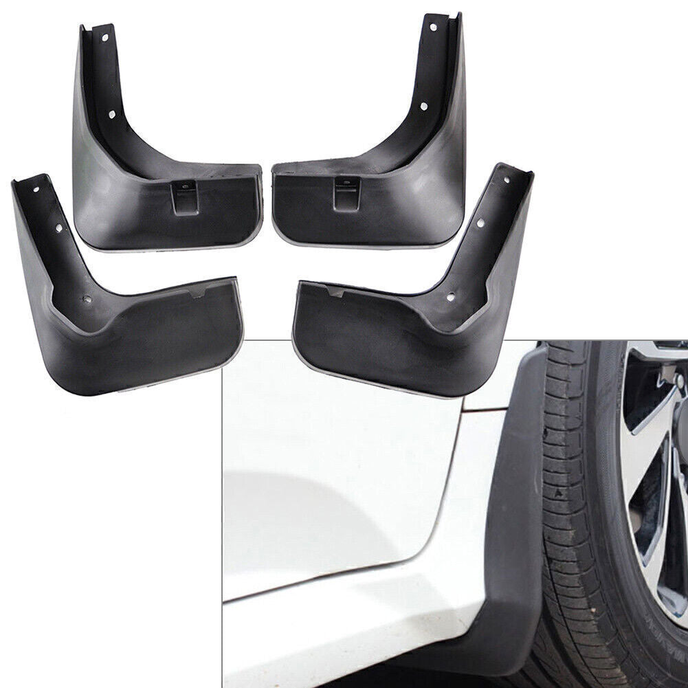 4PCS Mud Flaps Front Rear Splash Guards for VW for Volkswagen for Passat 2012-2015 Black