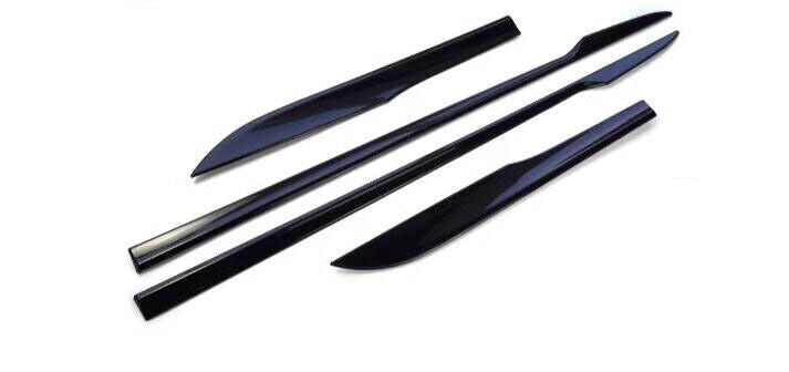 Glossy Black Side Door Body Guard Molding Cover Trim 4for HONDA for Civic 2017-2021