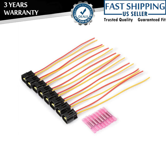 8X Ignition Coil Connector Plug for Lincoln 3.7L V6 for Ford Transit-150 3.7L 15-17